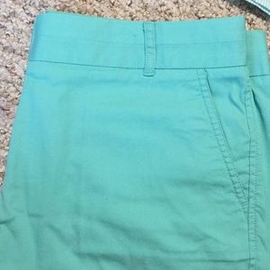 J. Crew Chino Shorts Green size 8